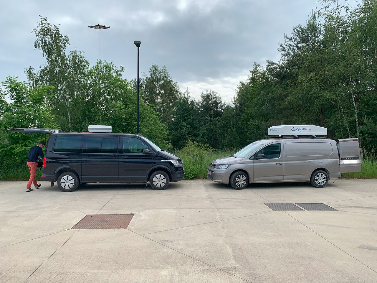 Cybrid Thrust mobile operations in the field